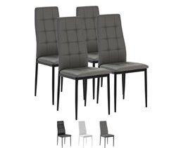  Conjunto de 4 cadeiras de jantar Chelsea