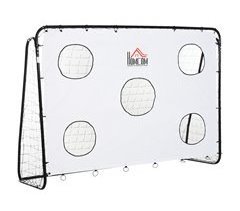 Baliza de Futebol Metal, PE e Tecido Oxford HOMCOM