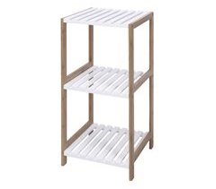 Prateleira de banheiro Well Home com 3 prateleiras em MDF