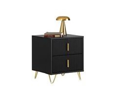 Mesa de cabeceira com 2 gavetas FBT115-SCH SoBuy