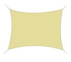 Toldo Vela Quadrado Poliéster Outsunny 300x300