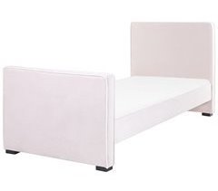 Beliani Cama infantil Veludo TEENIE