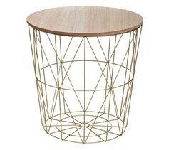 WELL HOME - Mesa lateral 'Kumi' em metal