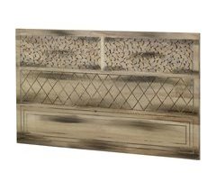 Cabeceira de madeira de choupo natural 110