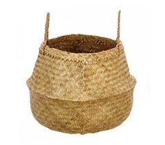 WELL HOME - Cesto dobrável de cana natural