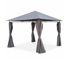 Arboreto - Elusa - Pérgola com cortinas, tenda de jardim 299x299