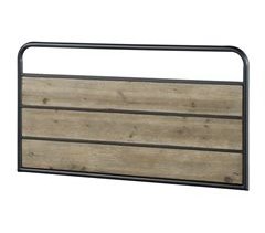 Cabeceira De Madeira De Abeto E Ferro 110