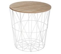 WELL HOME - mesa lateral 'kumi' de metal