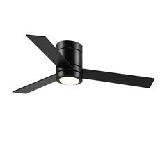 Ventoinha de Teto Metal, MDF e Vidro HOMCOM