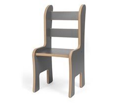 Cadeira infantil cinza