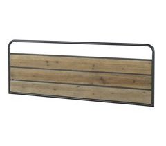 Cabeceira De Madeira De Abeto E Ferro 165