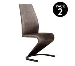 Conjunto de 2 cadeiras de jantar Rin