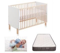 Berço de co-sleeping Umami + colchão Morfeo + 4 rodas