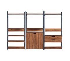 Conjunto de 3 bengaleiros Larem com 1 compartimento fechado