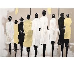 Pintura original TRIBU laser 60x90cm marca MARCOMUEBLE