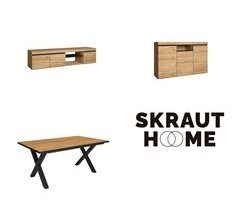 Conjunto de móveis para sala de estar, mesa, aparador, móvel para TV
