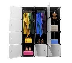 Guarda-roupa Elite Cube Caixa Personalizável 12 Cubos/Portas 111