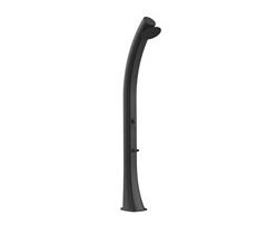 Novo duche preto com aquecimento solar DOCCIASOLARE-RIOXXL-NERO-BLACKMATT