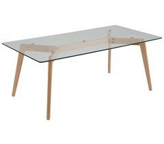 Beliani Mesa de centro HUDSON 60x120