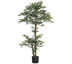 Planta Artificial PE, Cimento e PP Outsunny, casa - decoração