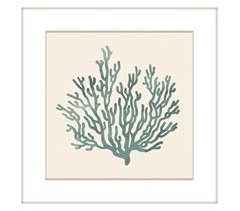 Pintura CORAL AZUL 42x42cm marca MARCOMUEBLE 