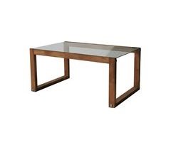 Mesa de centro de madeira 85x55