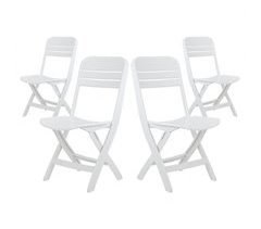 Pack 4 Cadeiras Dobráveis ​​Bliss Thinia Home