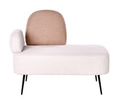 Beliani Chaise longue à esquerda Poliéster ARCEY