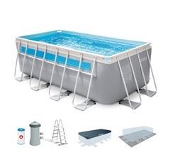Piscina desmontável retangular Clearview Prism Frame INTEX