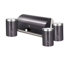 Conjunto de Caixa de Pão + 3 Boiões de Cozinha Berlinger Haus AT-6731