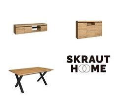 Conjunto de móveis para sala de estar, mesa, aparador, móvel para TV