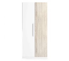 Guarda-roupa juvenil estilo nórdico Estelle com 2 portas