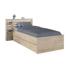 Cama Eik Jovem com 2 Gavetas Inferiores