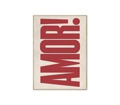 Pintura arte deco AMOR 50x70cm marca MARCOMUEBLE