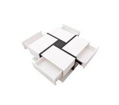 Mesa de centro, mesa de sala, 4 gavetas