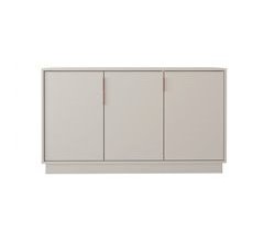 Aparador 140cm 3 portas cinza MUNAY