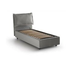 Cama de solteiro de tecido