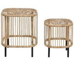 Beliani Conjunto de 2 mesas de centro CESENATICO