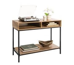 Mesa de consola 2 compartimentos e 1 prateleira FSB41-F SoBuy
