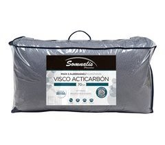 Pack de 2 almofadas VISCO ACTI CARBON 60cm
