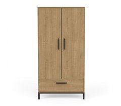 Guarda-roupa de quarto de casal estilo industrial artesanal