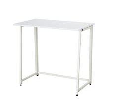 Mesa dobrável de escritório Fed moderna com estrutura de metal 80x50