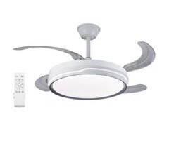 Ventilador de teto com motor DC leve e ultrassilencioso
