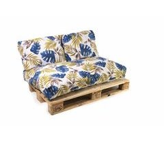 Conjunto de 3 almofadas de paletes COZY