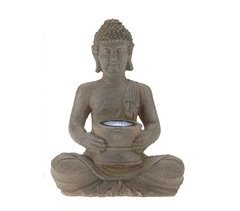 WELL HOME - Luz Solar Buda em polystone