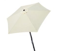 Guarda-sol de jardim hexagonal Ø270 cm com sistema de roldana dupla Aktive