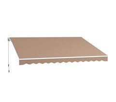 Toldo Manual Tecido poliéster, alumínio e ferro 350x250