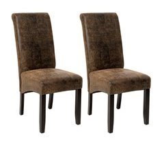 Juego de sillas de comedor de diseño con aspecto
