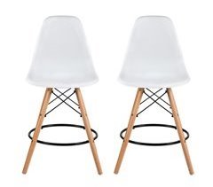 Conjunto de 2 de bancos altos PARIS 107cm 