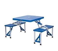 Mesa dobrável com 4 bancos Aktive Camping